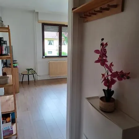 Rdc Calme Avec Parking Ferme Pres Autoroute Et Tram C شقة *