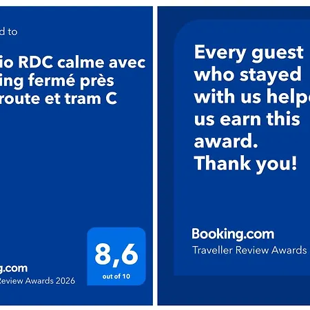 Rdc Calme Avec Parking Ferme Pres Autoroute Et Tram C * Mulhouse