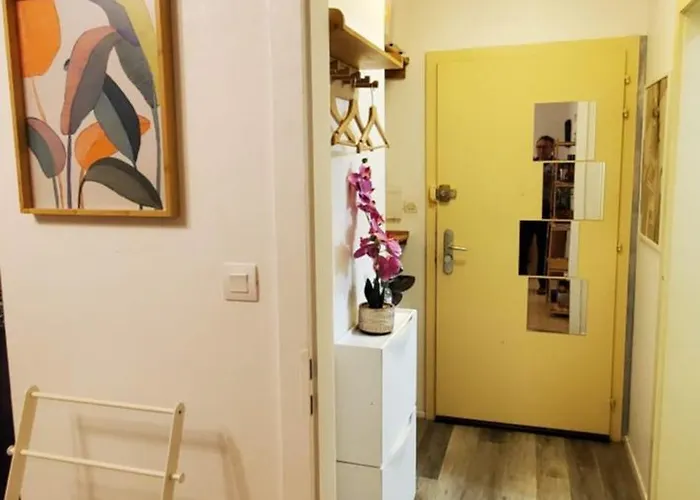 Lumineux 1 Pièce Avec Parking Fermé Et Arrêt De Tram à 100 M Appartement *